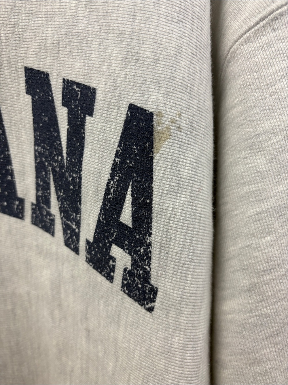 Vintage Champion Reverse Weave Sweatshirt 90's Mens Large Gray Montana Graphic - Picture 3 of 9